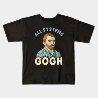 All Systems Gogh Kids T-Shirt